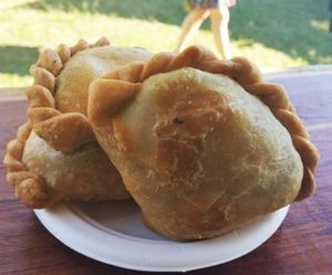 Signature favorite...hand rolled samosa! at Krishnas Kitchen in Mareeba Shire