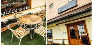 Entrance with outdoor seeting at Brownrice - 브라운라이스  in Seoul