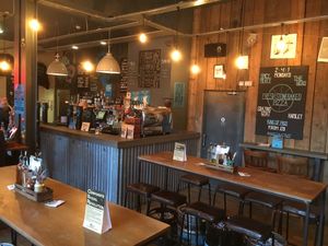 Inside  at BrewDog in Dundee