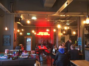 Inside  at BrewDog in Dundee