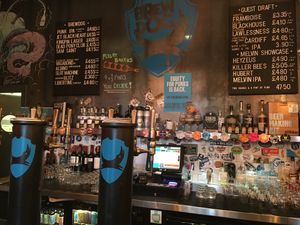 Inside at BrewDog in Dundee
