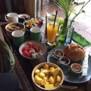 Breakfast at tree hugger :) at Tree Hugger in Dong Hoi