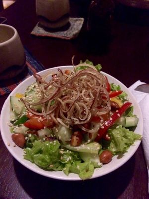 super delicious salad at Tree Hugger in Dong Hoi