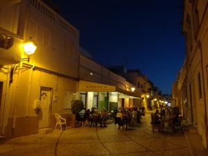POV from the outside at night  at Escandinavia Green Spirit in Fuseta