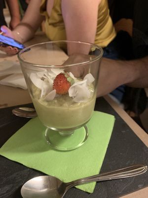 The vegan one dessert   at Escandinavia Green Spirit in Fuseta