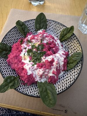 Beetroot risottoo  at Escandinavia Green Spirit in Fuseta