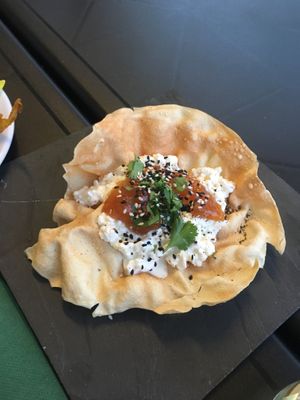 Cheese entree  at Escandinavia Green Spirit in Fuseta