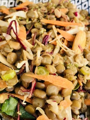 Tasty salad 😋  at Escandinavia Green Spirit in Fuseta