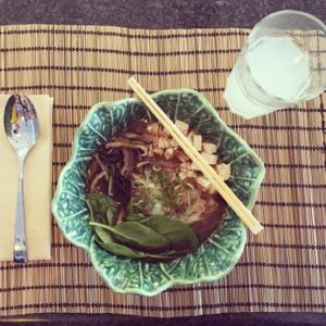 Ramiyagi: Vegan Ramen with rice noodles - can be exchanged for wheat noodles  at Ramen Break in Porto