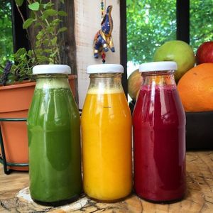 Cold pressed juices. For your eyes, your health and your soul... at Mundo Elefante in Pucon