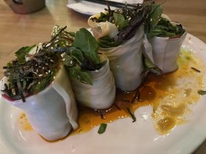 Tiger roll  at Mission Chinese Restaurant in San Francisco