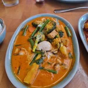 Panang tofu curry at Doi Intanon in Ambleside