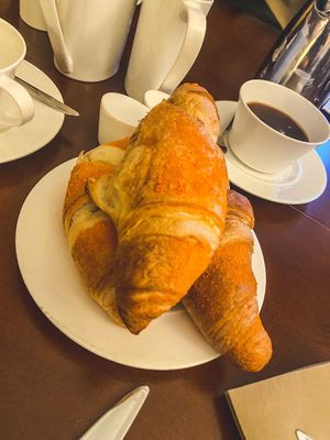 Vegan apricot croissants, freshly baked in the morning  at Ambleside Manor in Ambleside