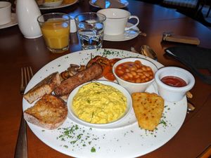 Vegan full English at Ambleside Manor in Ambleside