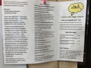 Menu   at Plant Power Cafe & Juice Bar in Chattanooga