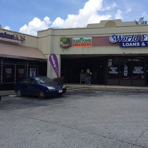 outside of building at Plant Power Cafe & Juice Bar in Chattanooga