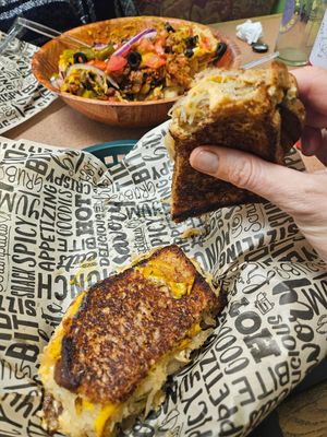 Rueben... mmm!!! at Plant Power Cafe & Juice Bar in Chattanooga