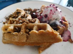 Waffle at Acacia in Frederiksberg