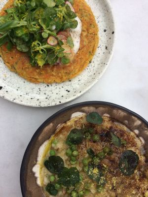 Warm dishes at Acacia in Frederiksberg