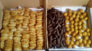 Salgadinhos para encomenda (pastéis, kibes e bolinhos de queijo) at Hot Dog do Samuray in Joao Pessoa