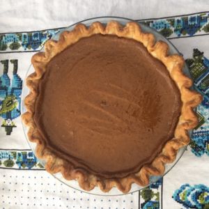 Pumpkin pie  at Shoofly in Portland