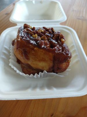 Sticky bun at Shoofly in Portland