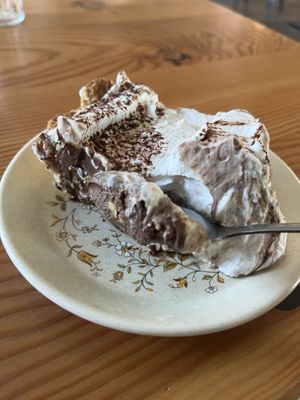 Chocolate cream pie   at Shoofly in Portland