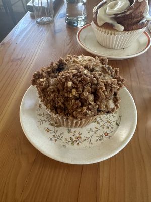 Delicious muffin  at Shoofly in Portland