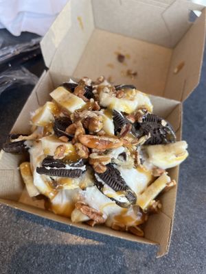 Everything is bigger in TX  at Cinnaholic in Richardson