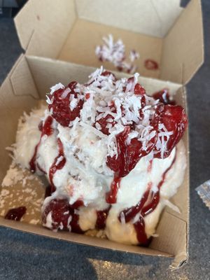 Raspberry and lemon  at Cinnaholic in Richardson