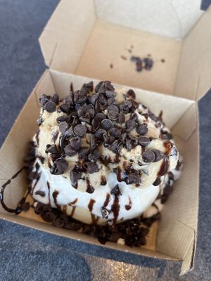 Cookie dough  at Cinnaholic in Richardson