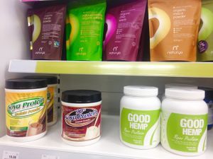 Vegan protein powders  at Holland & Barrett - Quadrant Shopping Centre in Swansea