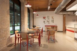 field & fire cafe inside at Field & Fire Cafe in Grand Rapids