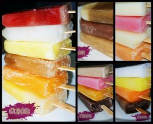 Ice lollies!!! at Elixir Restaurante Pucallpa in Pucallpa