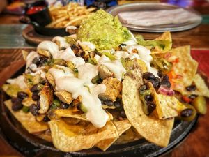 Vegan nachos  at Nacho Daddy - The Strip in Las Vegas
