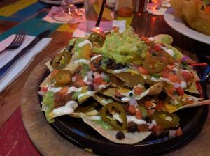 Loaded Vegan Nachos at Nacho Daddy - The Strip in Las Vegas