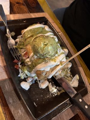 Vegan chick’n chimichanga   at Nacho Daddy - The Strip in Las Vegas