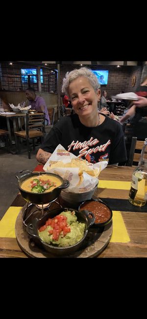 Queso cheese guacamole   at Nacho Daddy - The Strip in Las Vegas