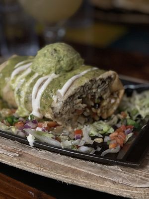 Vegan chimichanga   at Nacho Daddy - The Strip in Las Vegas