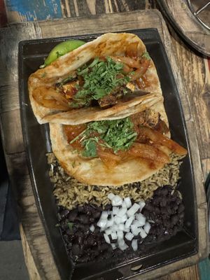 Chicken tacos  at Nacho Daddy - The Strip in Las Vegas