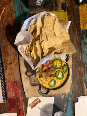 Vegan Queso at Nacho Daddy - The Strip in Las Vegas