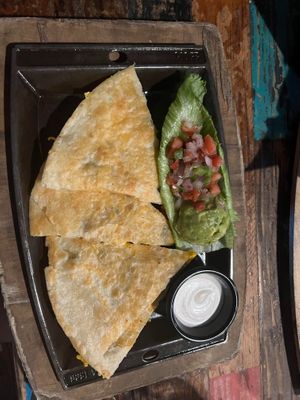 Vegan Chicken Quesadilla at Nacho Daddy - The Strip in Las Vegas