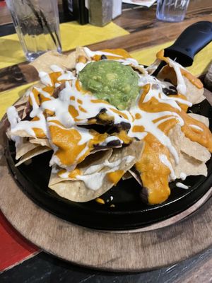 Sauce was tasty. Kind of plain for loaded nachos though  at Nacho Daddy - The Strip in Las Vegas