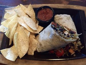 Spicy burrito at Nacho Daddy - The Strip in Las Vegas