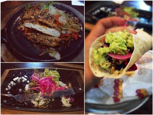 Chick'n Fajitas at Nacho Daddy - The Strip in Las Vegas