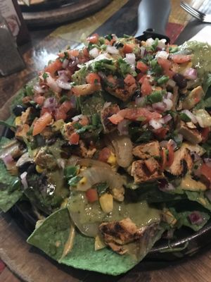 Vegan chicken nachos  at Nacho Daddy - The Strip in Las Vegas