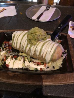 Vegan chimichanga  at Nacho Daddy - The Strip in Las Vegas