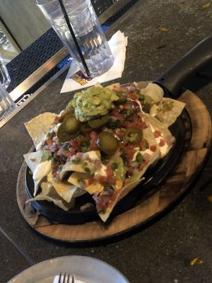 Vegan nachos (spicy salsa) at Nacho Daddy - The Strip in Las Vegas