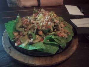 Vegan nachos at Nacho Daddy - The Strip in Las Vegas