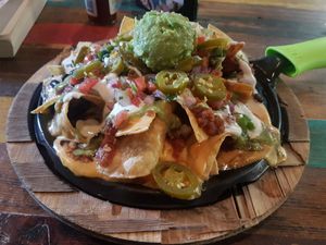 Vegan nachos at Nacho Daddy - The Strip in Las Vegas